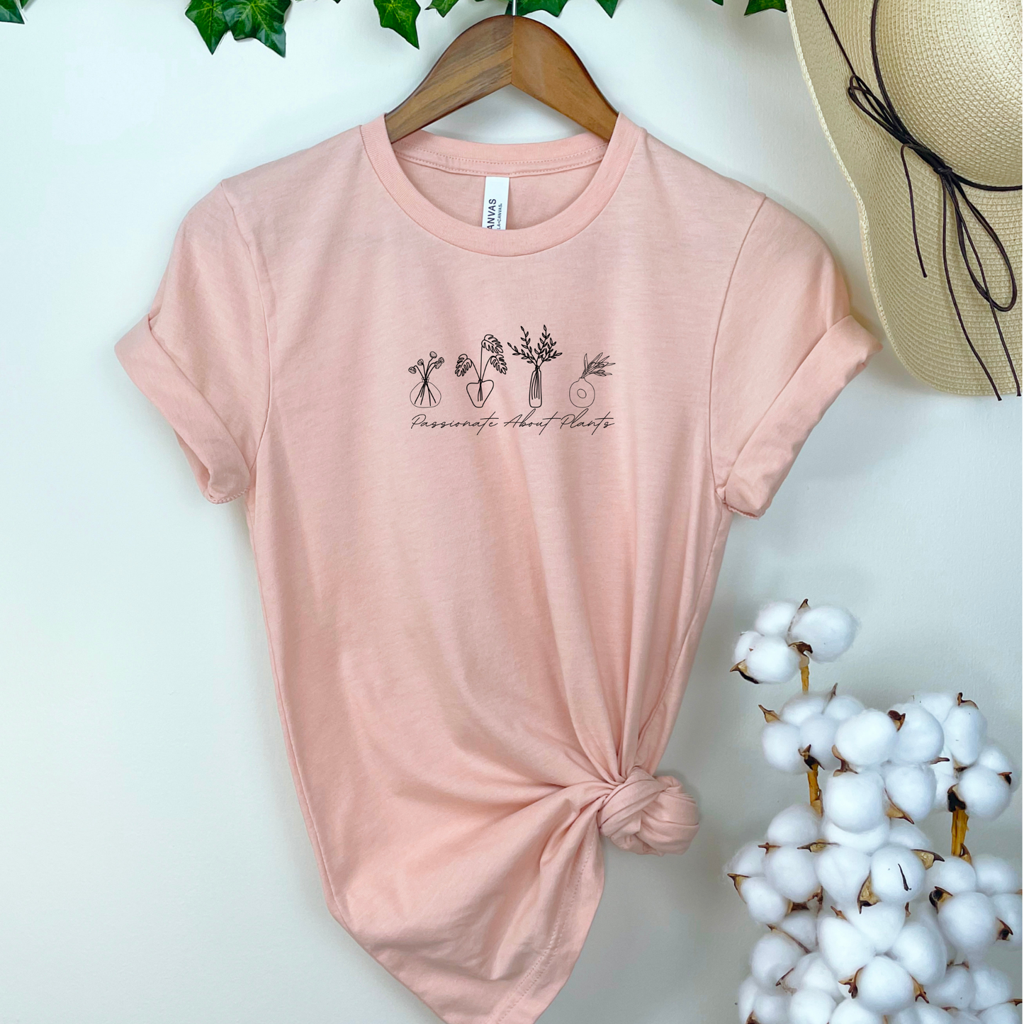 Passionate About Plants Graphic Tee, Unisex Bella+Canvas