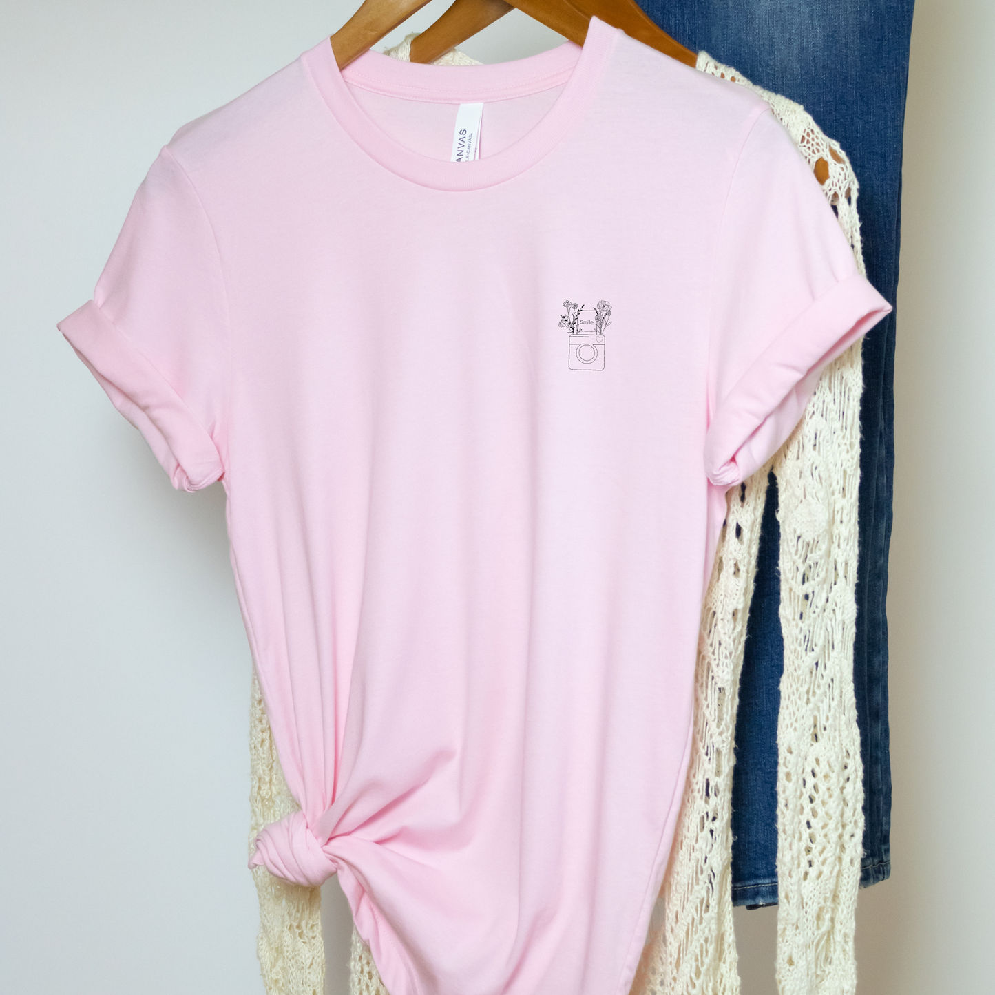 Smile and Blooms Unisex, Bella+Canvas Tee