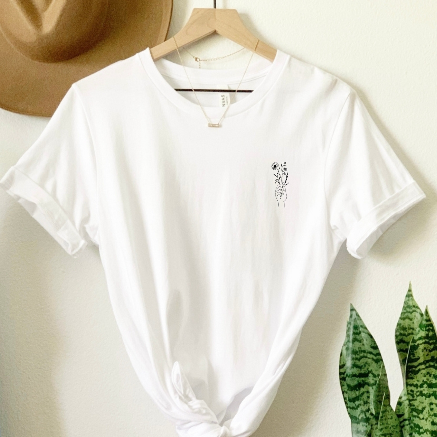 Fresh Blooms Unisex, Bella+Canvas Graphic Tee