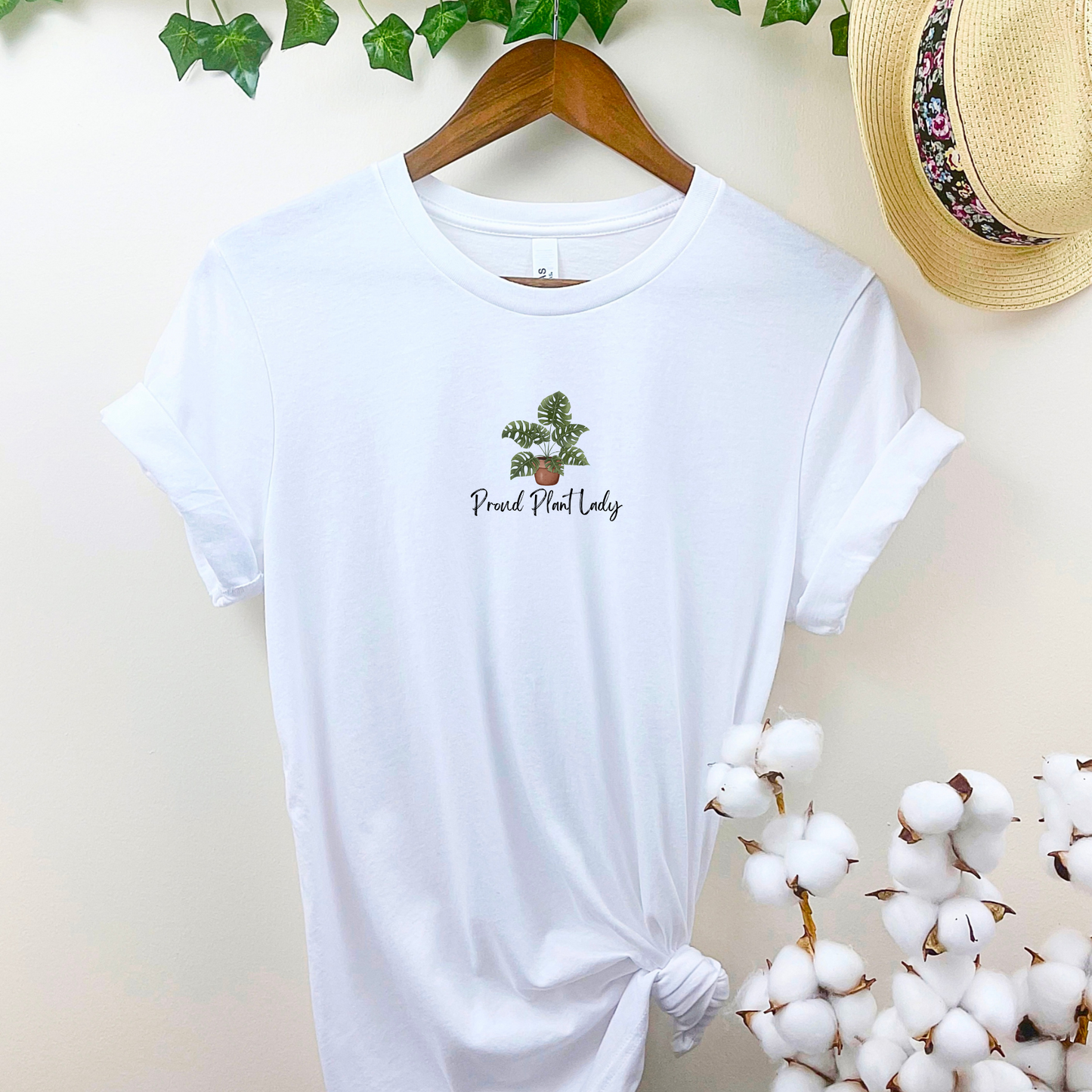 Proud Plant Lady Graphic Tee, Unisex Bella+Canvas