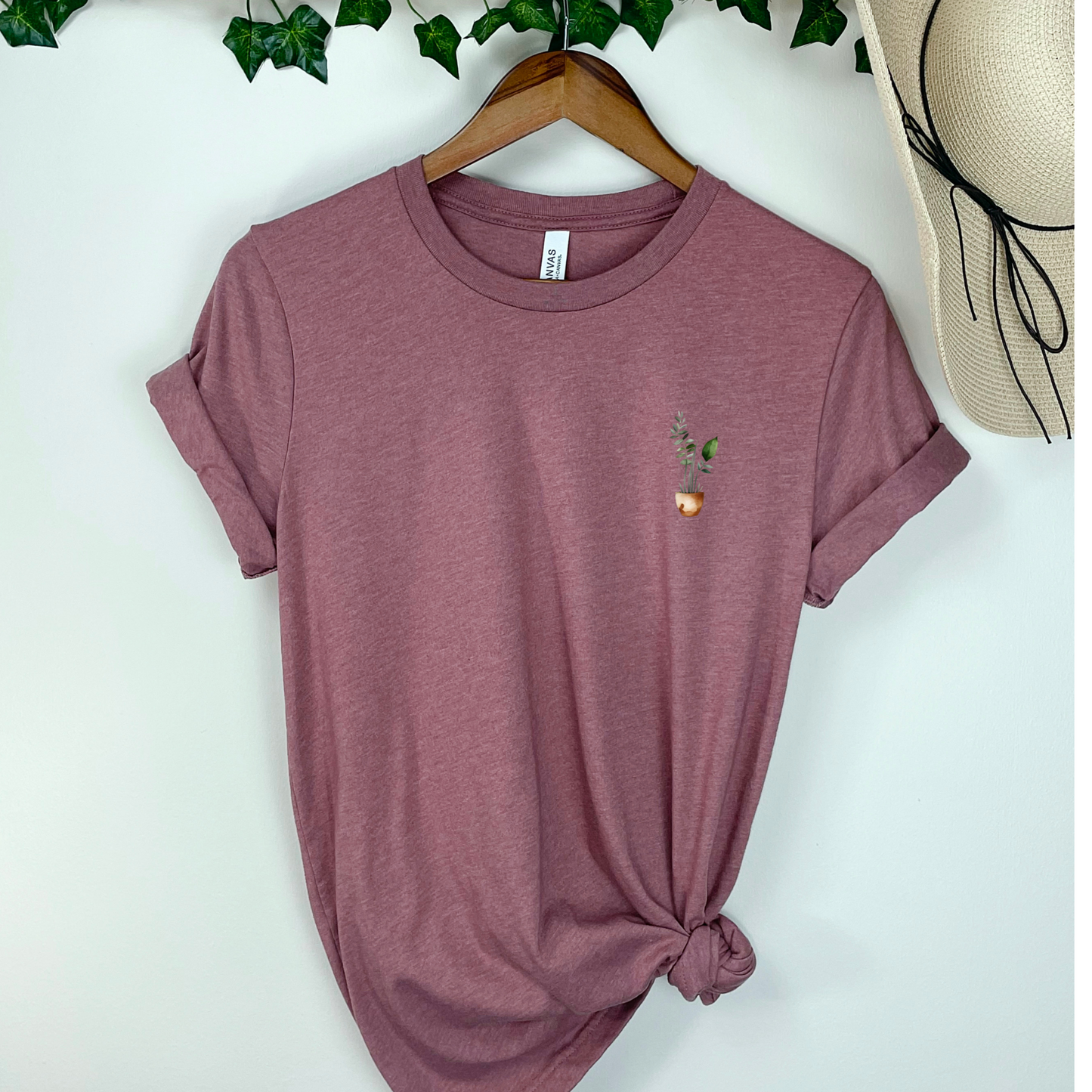 Tall Plant Graphic Tee, Unisex Bella + Canvas