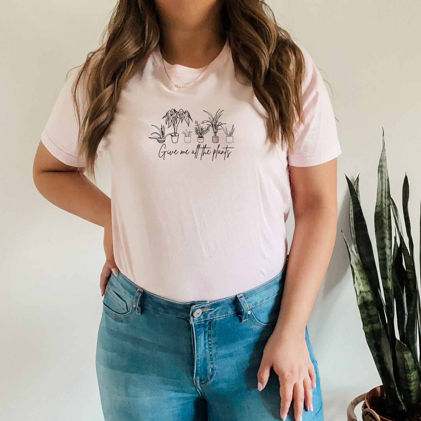 Give Me All The Plants Graphic Tee, Unisex Bella+Canvas
