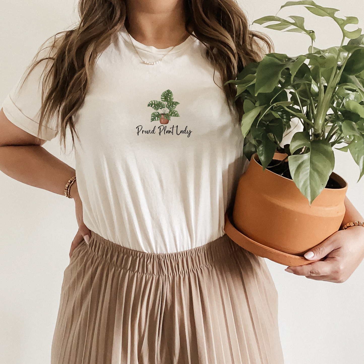 Proud Plant Lady Graphic Tee, Unisex Bella+Canvas