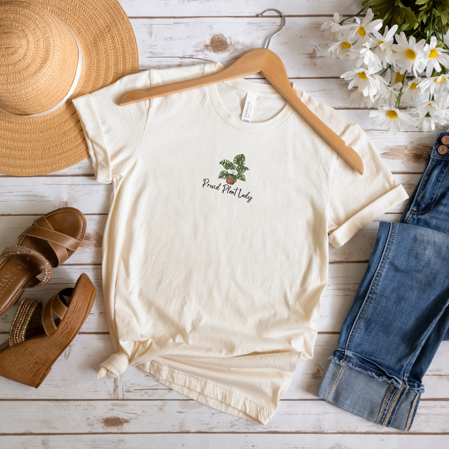 Proud Plant Lady Graphic Tee, Unisex Bella+Canvas