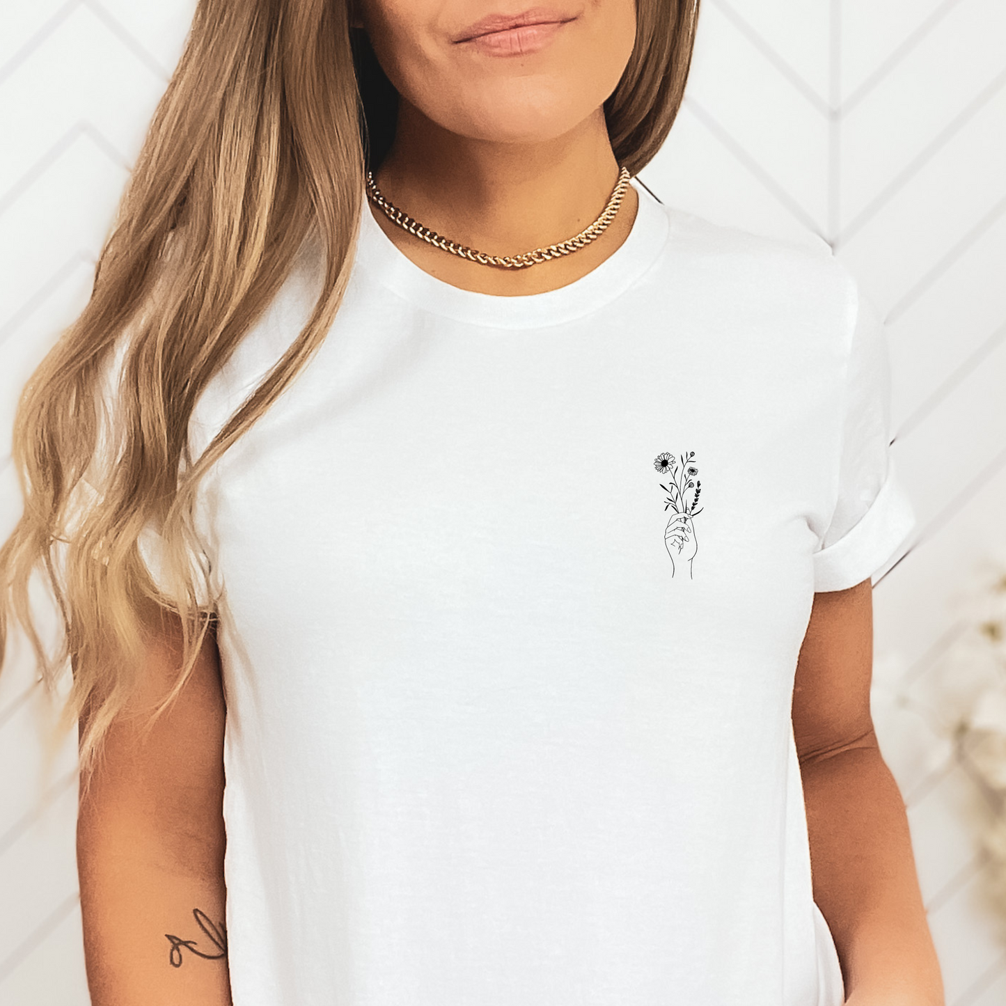 Fresh Blooms Unisex, Bella+Canvas Graphic Tee