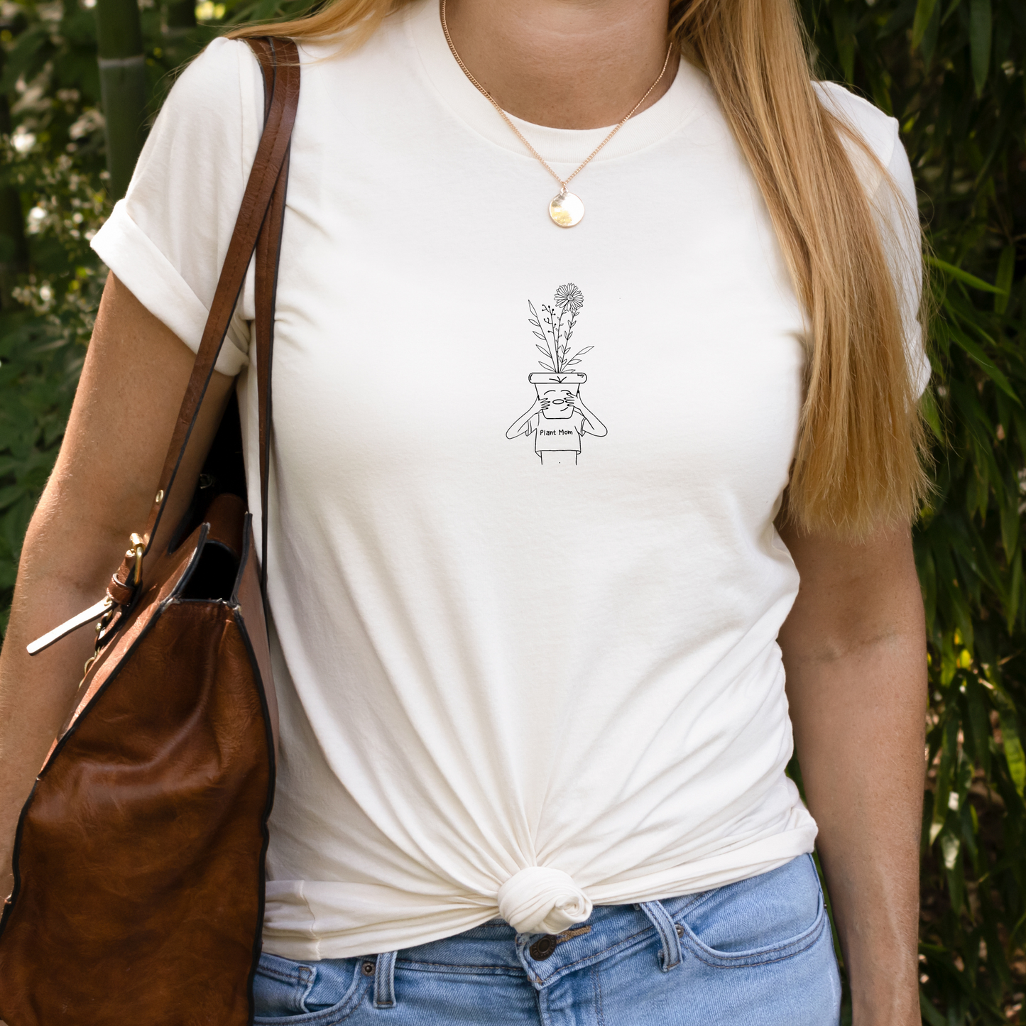 Plant Mom and Blooms Unisex, Bella+Canvas Graphic Tee